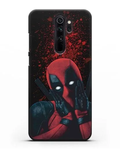 Чехол с иллюстрацией Дэдпул силиконовый для Xiaomi Redmi Note 8 Pro