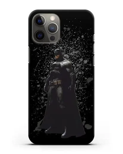 Чехол с иллюстрацией Бэтмен силиконовый для iPhone 12 Pro Max