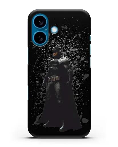 Чехол с иллюстрацией Бэтмен силиконовый для iPhone 16
