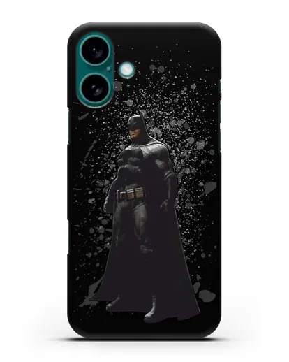 Чехол с иллюстрацией Бэтмен силиконовый для iPhone 16 Plus