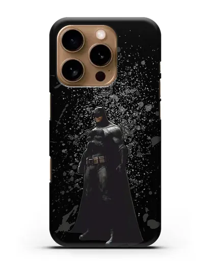 Чехол с иллюстрацией Бэтмен силиконовый для iPhone 16 Pro