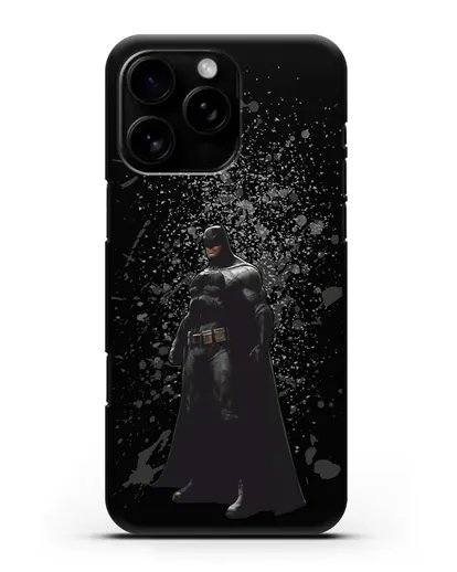 Чехол с иллюстрацией Бэтмен силиконовый для iPhone 16 Pro Max