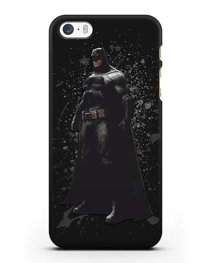 Чехол с иллюстрацией Бэтмен силиконовый для iPhone 5/5s/SE
