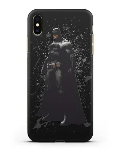 Чехол с иллюстрацией Бэтмен силиконовый для iPhone XS Max