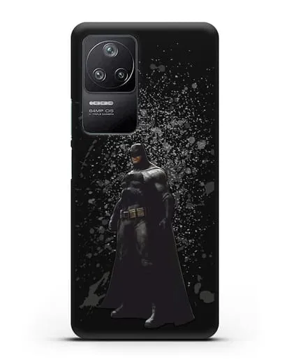 Чехол с иллюстрацией Бэтмен силиконовый для Xiaomi Poco F4