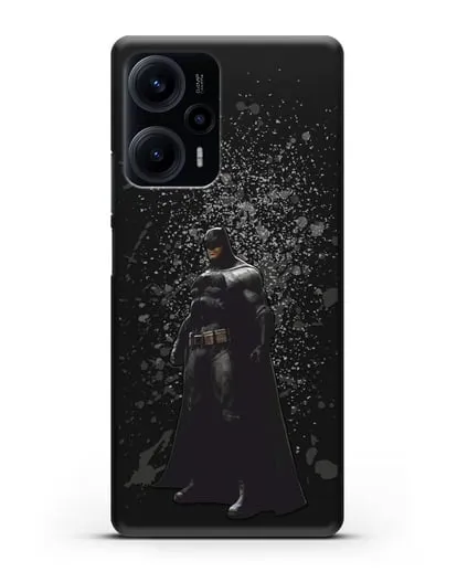 Чехол с иллюстрацией Бэтмен силиконовый для Xiaomi Poco F5