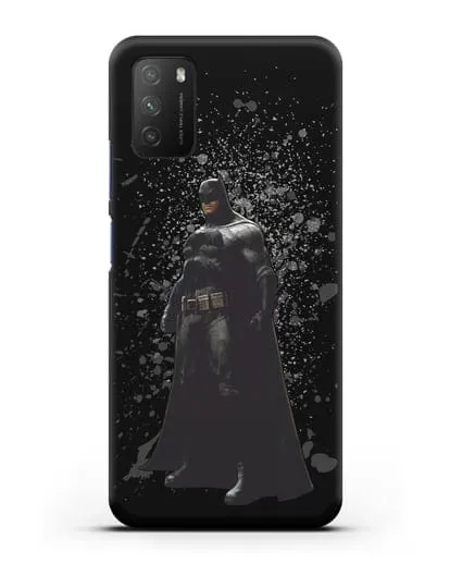 Чехол с иллюстрацией Бэтмен силиконовый для Xiaomi Poco M3