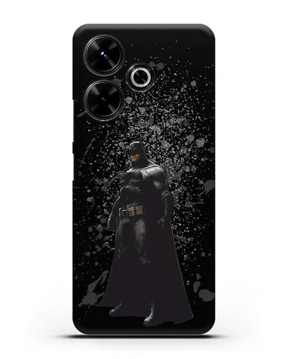 Чехол с иллюстрацией Бэтмен силиконовый для Xiaomi Poco M6