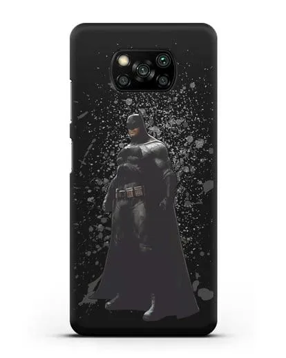 Чехол с иллюстрацией Бэтмен силиконовый для Xiaomi Poco X3