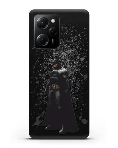 Чехол с иллюстрацией Бэтмен силиконовый для Xiaomi Poco X5 Pro