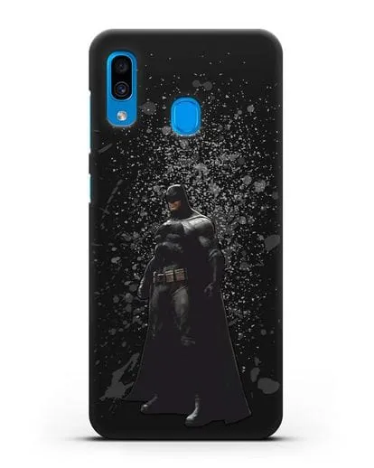 Чехол с иллюстрацией Бэтмен силиконовый для Samsung Galaxy A30 [SM-A305FN]