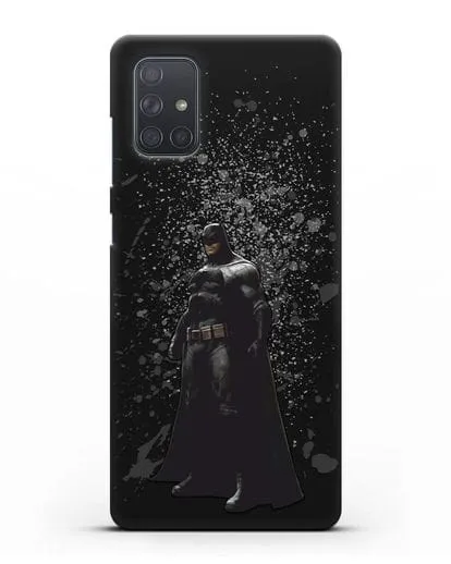 Чехол с иллюстрацией Бэтмен силиконовый для Samsung Galaxy A71 [SM-A715F]