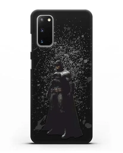 Чехол с иллюстрацией Бэтмен силиконовый для Samsung Galaxy S20 [SM-G980F]