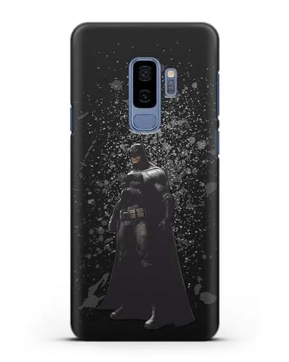 Чехол с иллюстрацией Бэтмен силиконовый для Samsung Galaxy S9 Plus [SM-G965F]