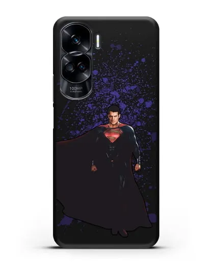 Чехол с иллюстрацией Супермен силиконовый для Honor 90 Lite