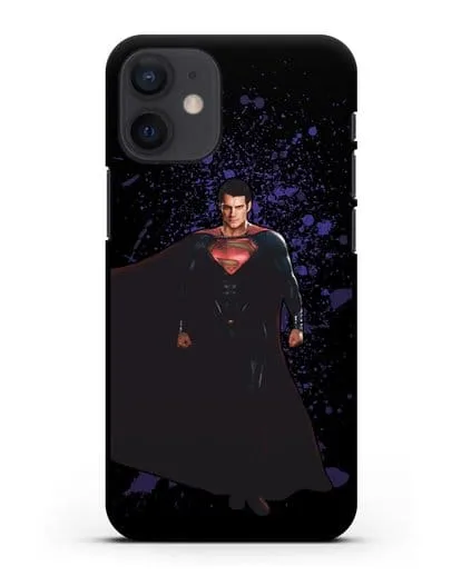Чехол с иллюстрацией Супермен силиконовый для iPhone 12 mini
