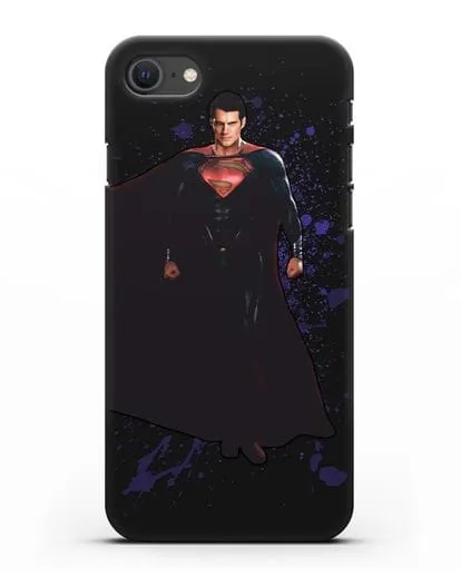 Чехол с иллюстрацией Супермен силиконовый для iPhone SE 2020