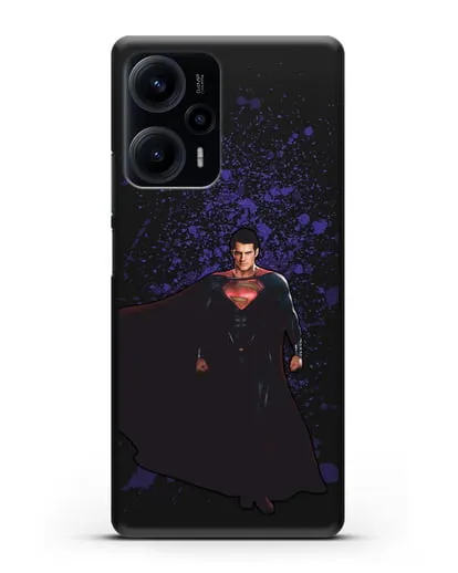 Чехол с иллюстрацией Супермен силиконовый для Xiaomi Poco F5