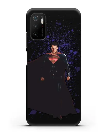 Чехол с иллюстрацией Супермен силиконовый для Xiaomi Poco M3 Pro