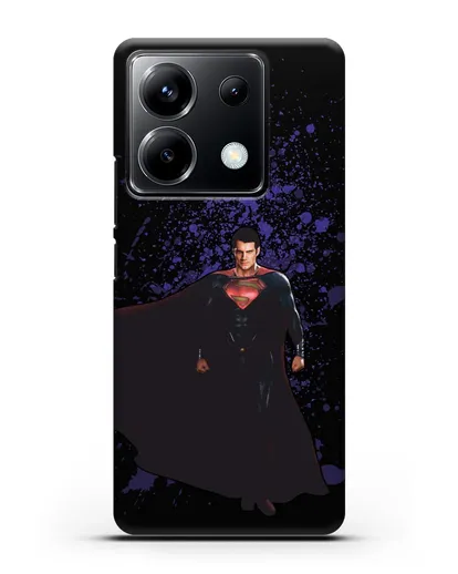 Чехол с иллюстрацией Супермен силиконовый для Xiaomi Poco X6