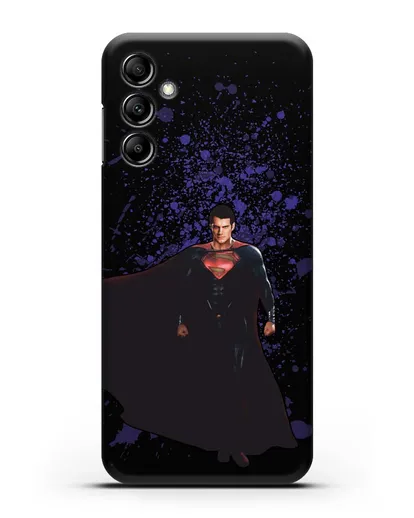 Чехол с иллюстрацией Супермен силиконовый для Samsung Galaxy A14 [SM-A145]