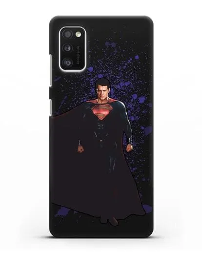 Чехол с иллюстрацией Супермен силиконовый для Samsung Galaxy A41 [SM-A415F]