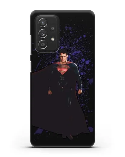 Чехол с иллюстрацией Супермен силиконовый для Samsung Galaxy A53