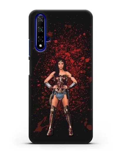 Чехол с иллюстрацией Чудо-женщина силиконовый для Honor 20