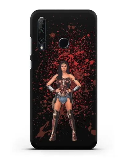 Чехол с иллюстрацией Чудо-женщина силиконовый для Honor 20e