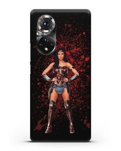 Чехол с иллюстрацией Чудо-женщина силиконовый для Honor 50