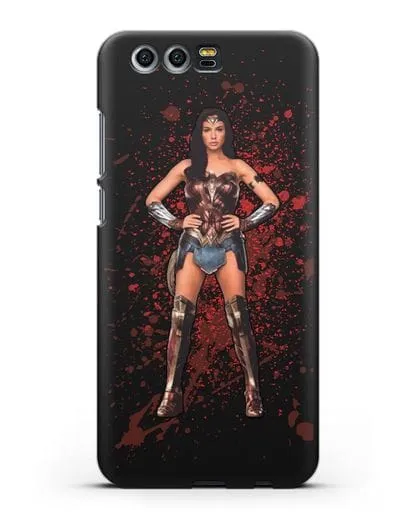 Чехол с иллюстрацией Чудо-женщина силиконовый для Honor 9