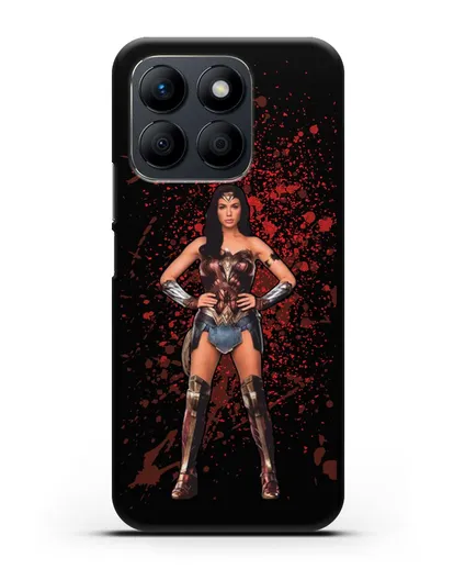 Чехол с иллюстрацией Чудо-женщина силиконовый для Honor X8b