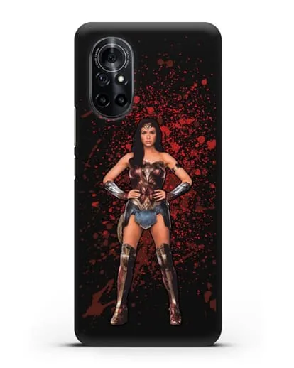 Чехол с иллюстрацией Чудо-женщина силиконовый для Huawei Nova 8