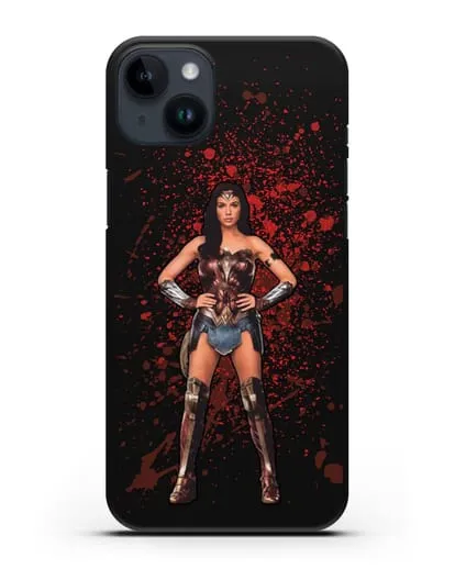 Чехол с иллюстрацией Чудо-женщина силиконовый для iPhone 14 Plus