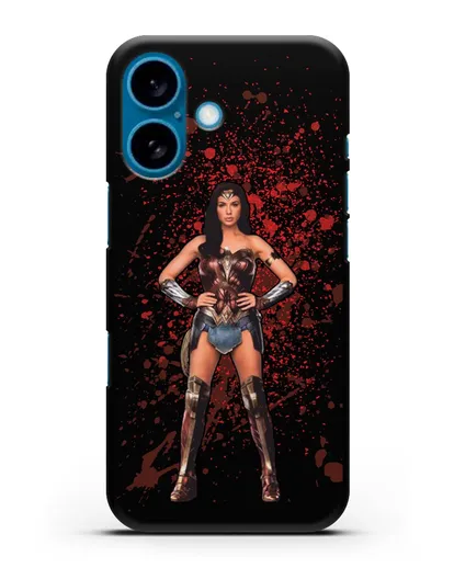 Чехол с иллюстрацией Чудо-женщина силиконовый для iPhone 16