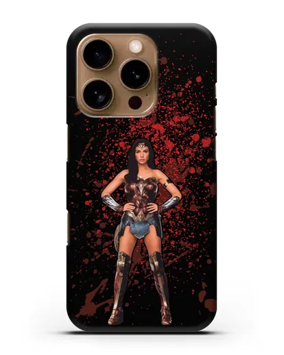 Чехол с иллюстрацией Чудо-женщина силиконовый для iPhone 16 Pro