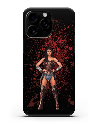 Чехол с иллюстрацией Чудо-женщина силиконовый для iPhone 16 Pro Max