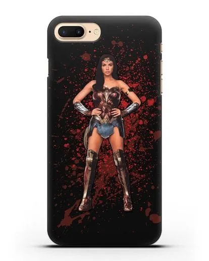 Чехол с иллюстрацией Чудо-женщина силиконовый для iPhone 7 Plus