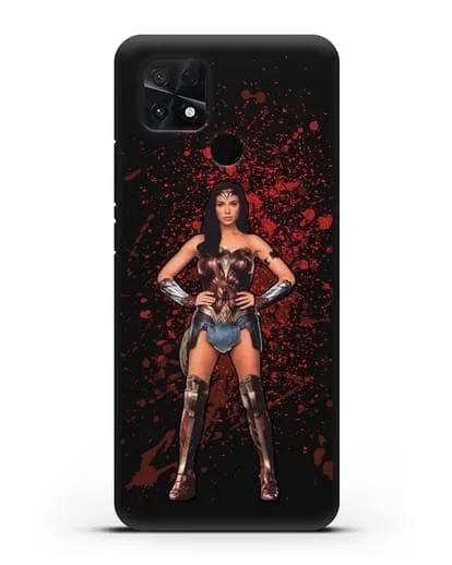 Чехол с иллюстрацией Чудо-женщина силиконовый для Xiaomi Poco C40