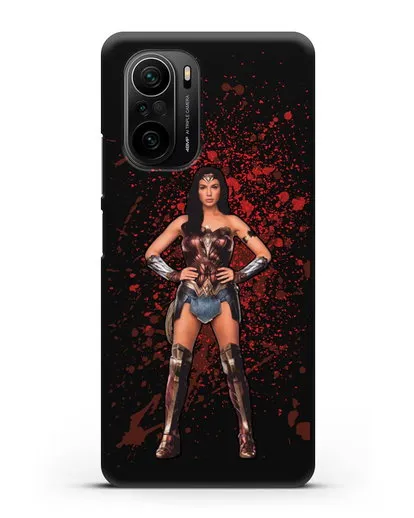 Чехол с иллюстрацией Чудо-женщина силиконовый для Xiaomi Poco F3 Pro