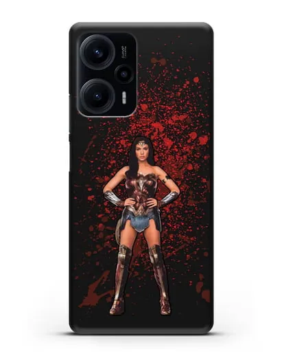 Чехол с иллюстрацией Чудо-женщина силиконовый для Xiaomi Poco F5