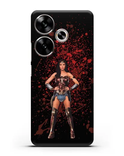 Чехол с иллюстрацией Чудо-женщина силиконовый для Xiaomi Poco F6