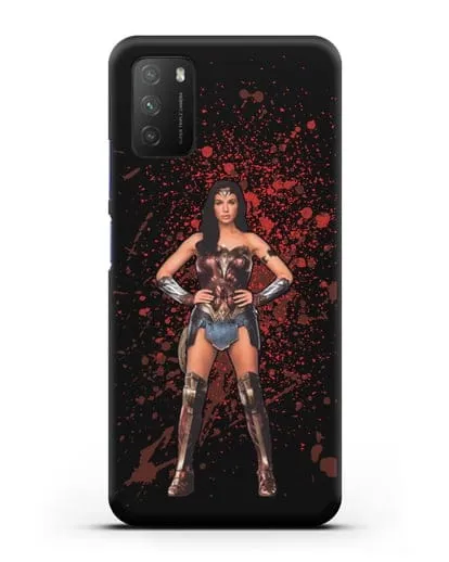 Чехол с иллюстрацией Чудо-женщина силиконовый для Xiaomi Poco M3