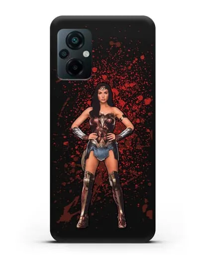 Чехол с иллюстрацией Чудо-женщина силиконовый для Xiaomi Poco M5