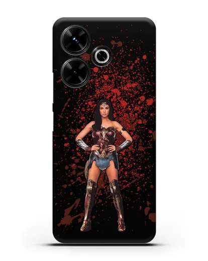 Чехол с иллюстрацией Чудо-женщина силиконовый для Xiaomi Poco M6