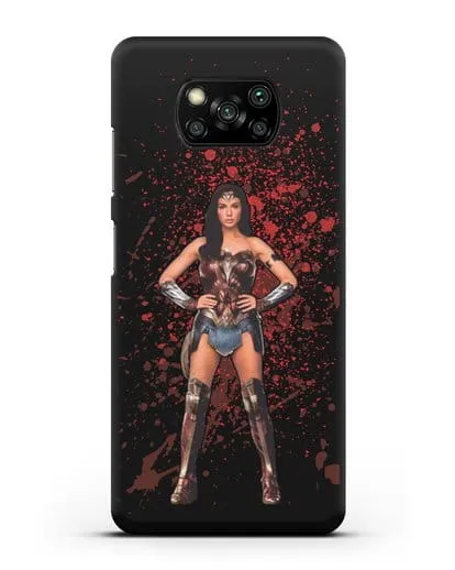 Чехол с иллюстрацией Чудо-женщина силиконовый для Xiaomi Poco X3