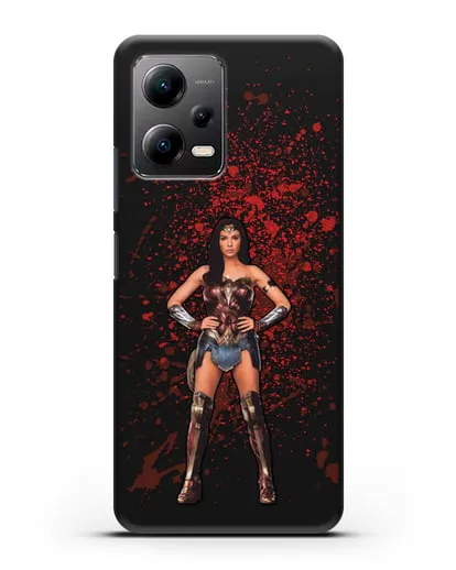 Чехол с иллюстрацией Чудо-женщина силиконовый для Xiaomi Poco X5