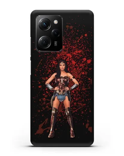 Чехол с иллюстрацией Чудо-женщина силиконовый для Xiaomi Poco X5 Pro
