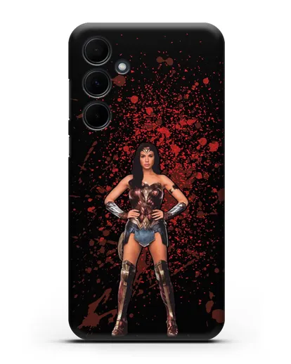 Чехол с иллюстрацией Чудо-женщина силиконовый для Samsung Galaxy A55 [SM-A556]