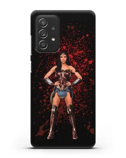 Чехол с иллюстрацией Чудо-женщина силиконовый для Samsung Galaxy A53